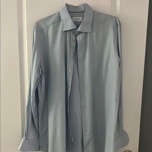Eton Blue Dress Shirt Classic Business Style